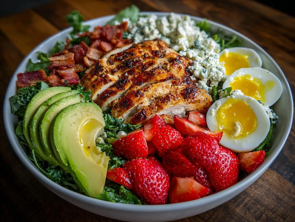 Juicy Chicken Cobb Protein Salad Bowl in Just 20 Minutes