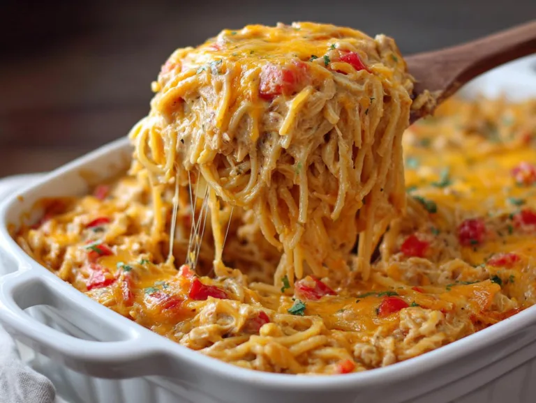 Chicken Rotel Spaghetti
