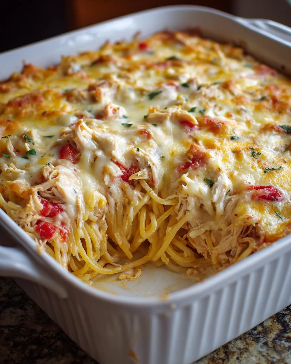 Chicken Rotel Spaghetti Bake - detail 2
