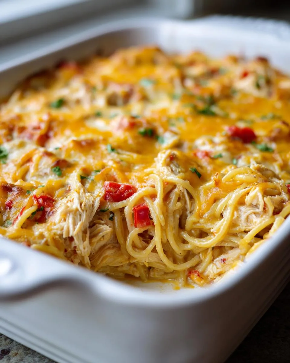 Chicken Rotel Spaghetti Bake - detail 3