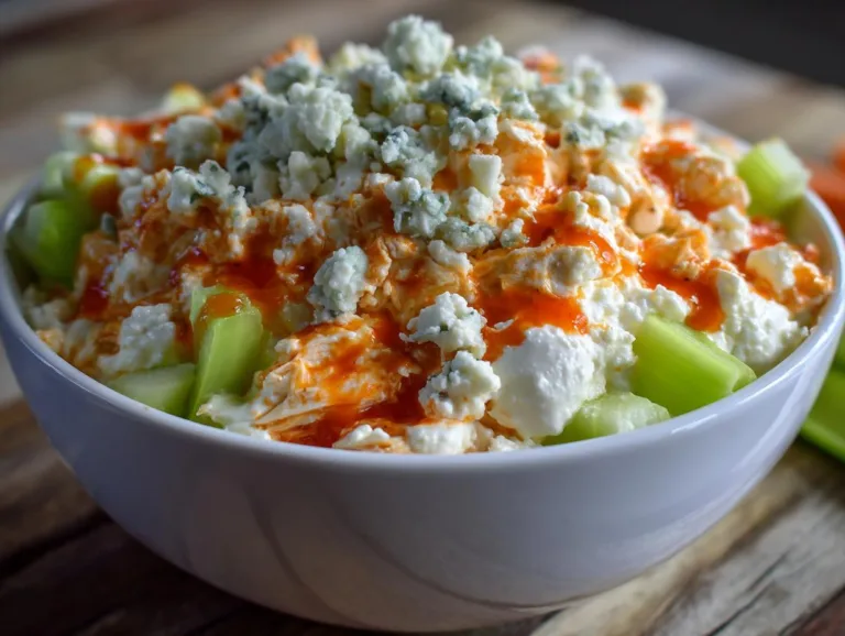 Cottage Cheese Buffalo Chicken Salad