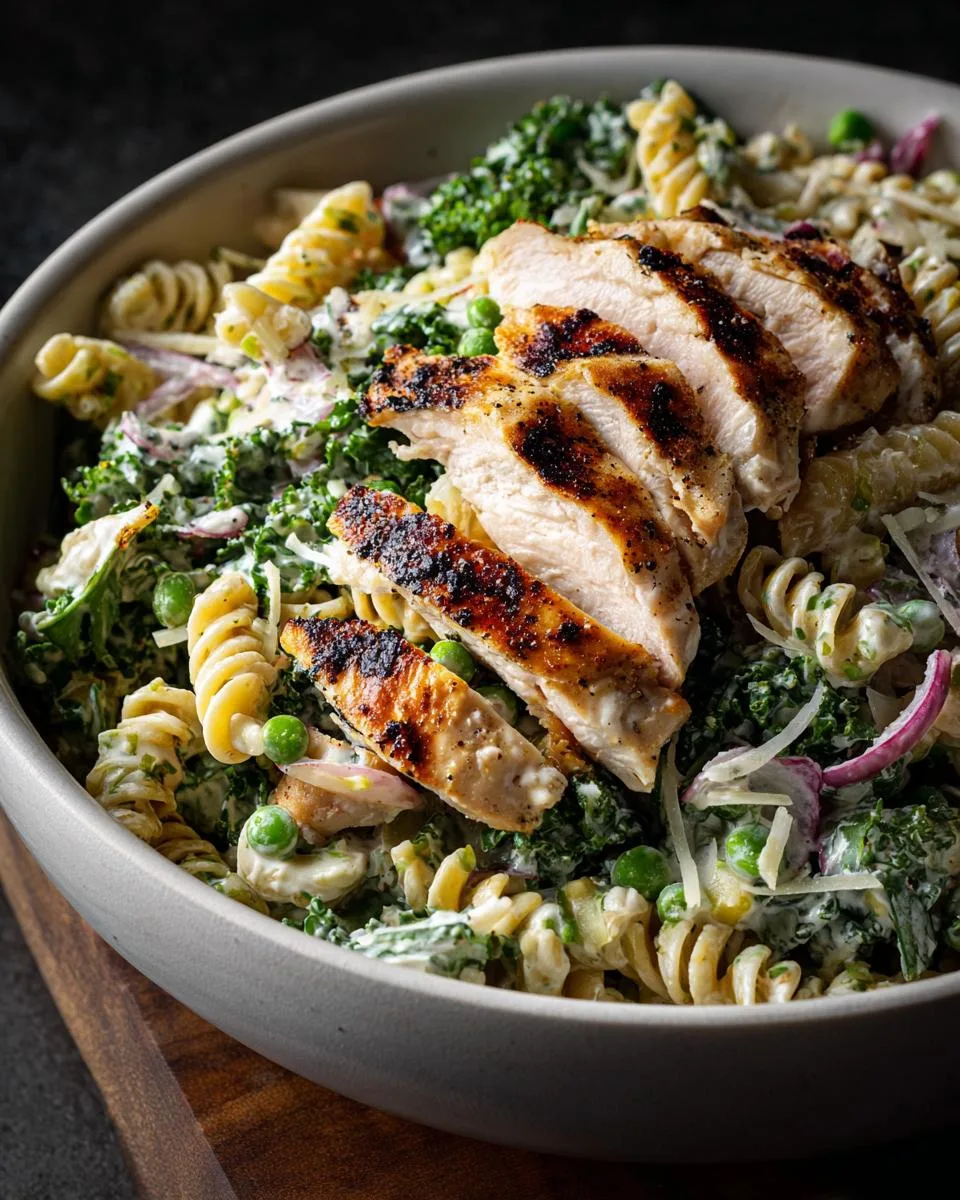 Cottage Cheese Caesar Chicken Salad - detail 1