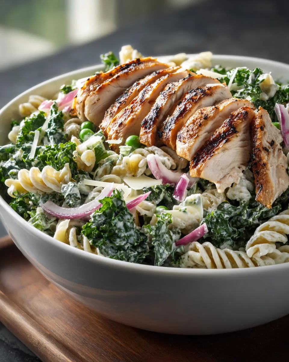 Cottage Cheese Caesar Chicken Salad - detail 2