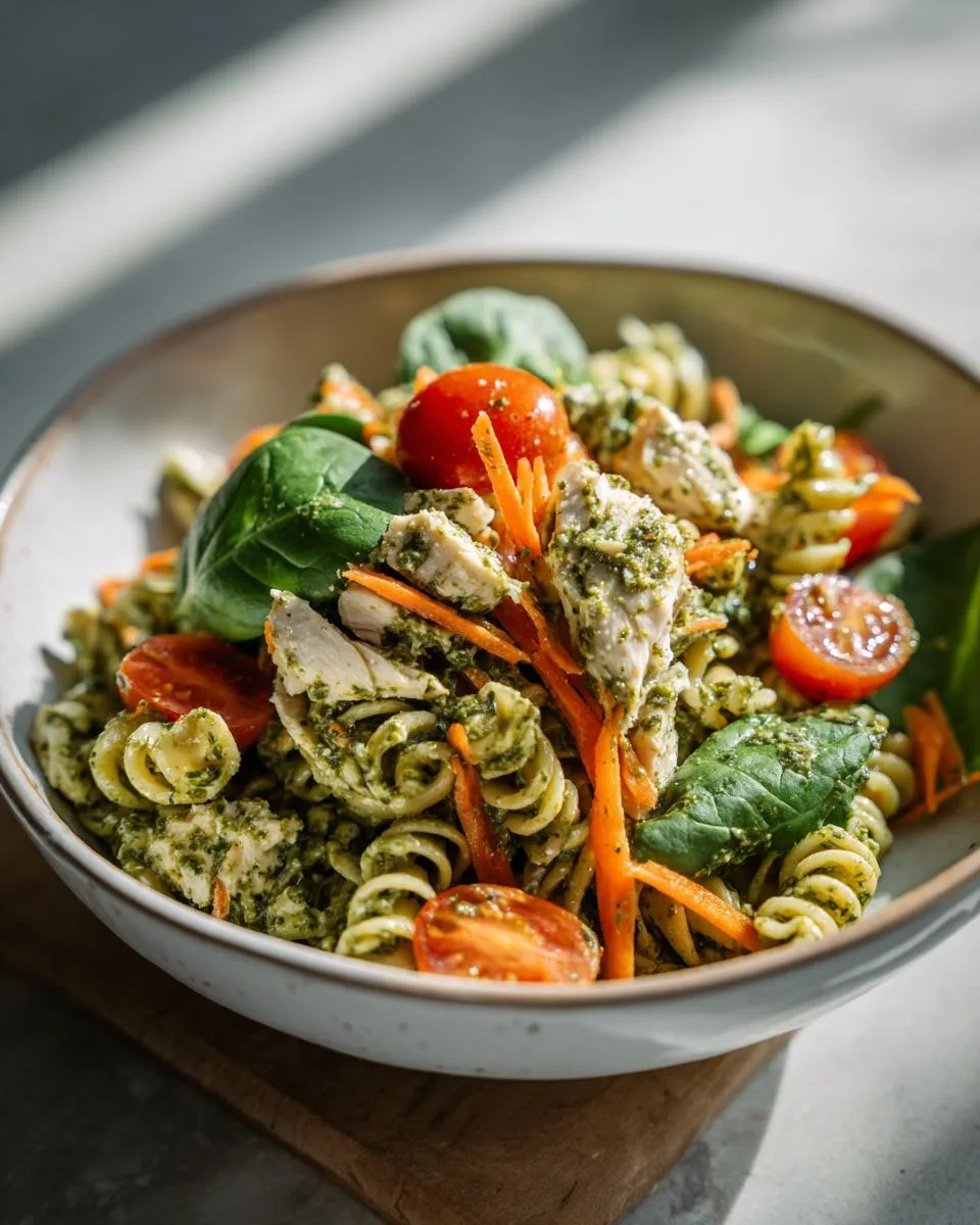 Cottage Cheese Pesto Chicken Salad - detail 1