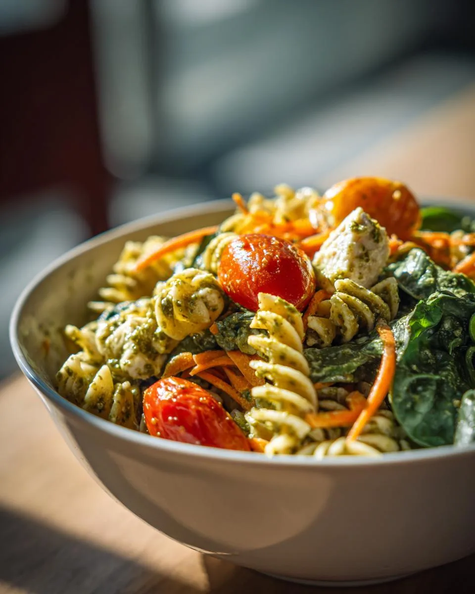 Cottage Cheese Pesto Chicken Salad - detail 2