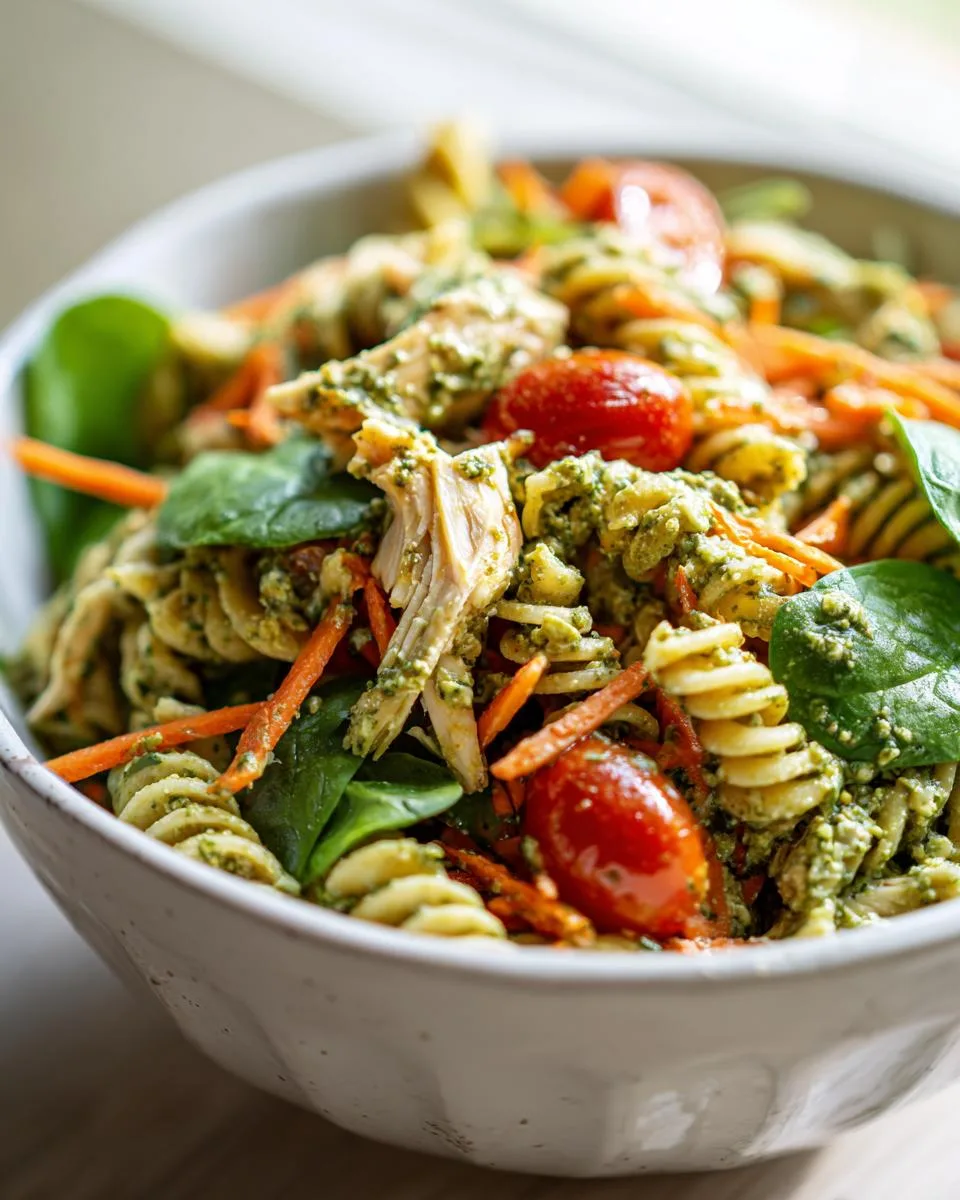 Cottage Cheese Pesto Chicken Salad - detail 3