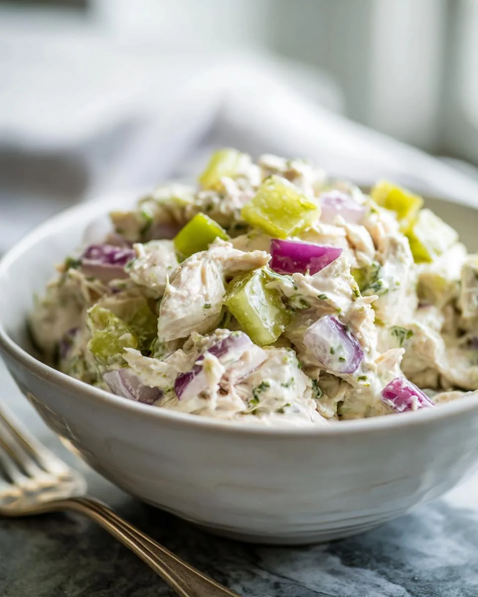 Cottage Cheese Pickle Chicken Salad - detail 3