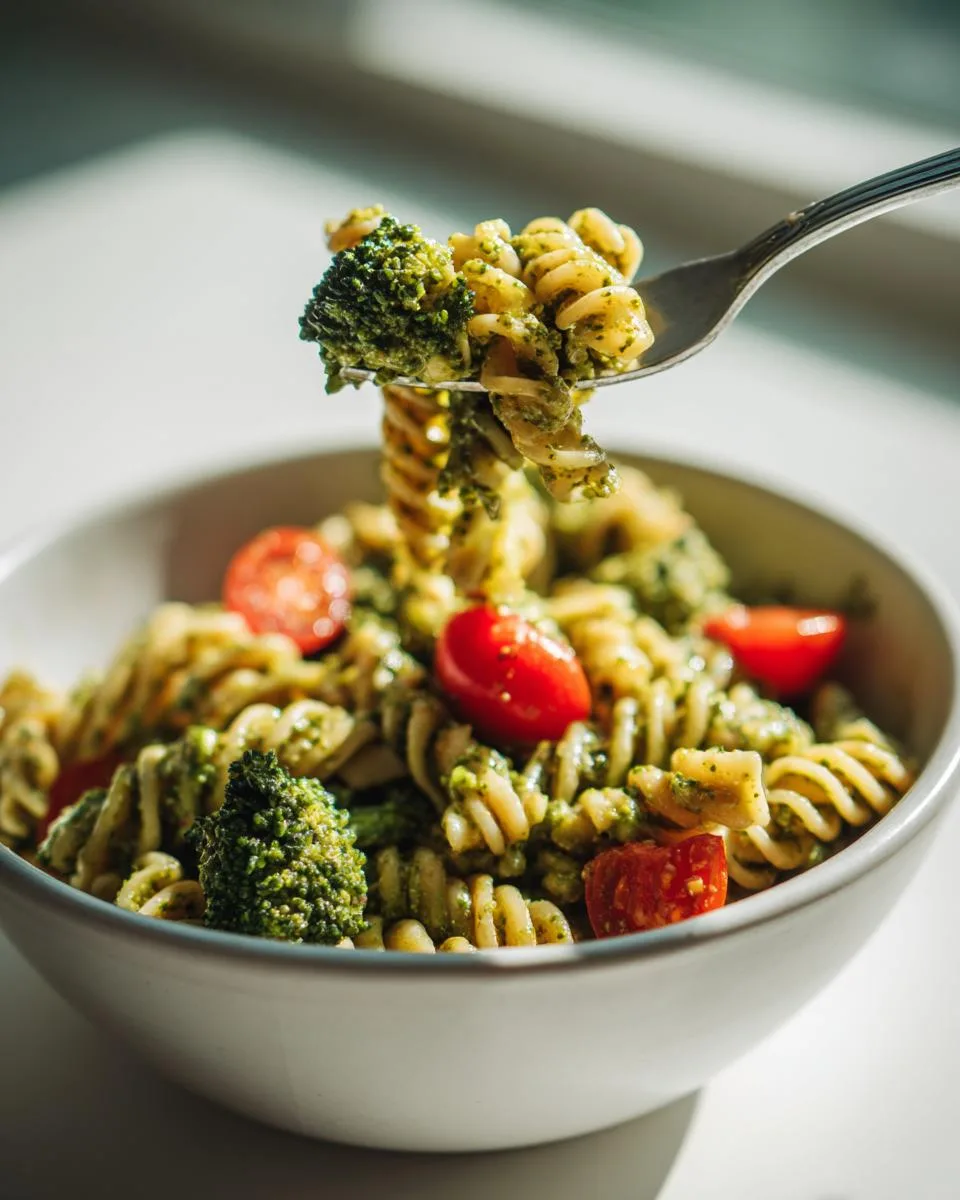 Creamy Pesto Veggie Pasta Salad - detail 1