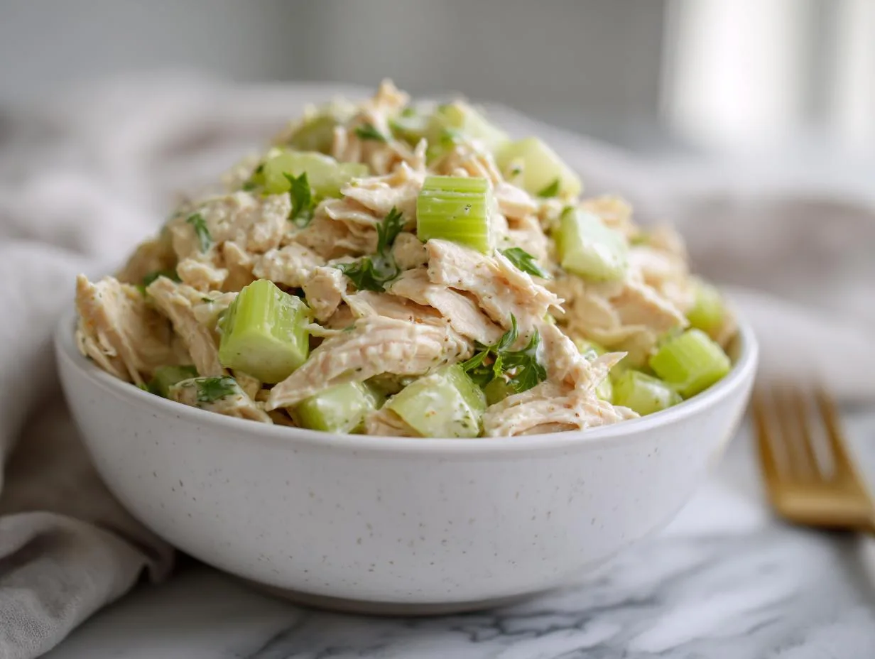 15-Minute Crunchy Celery Chicken Salad Mix – Instant Bliss!