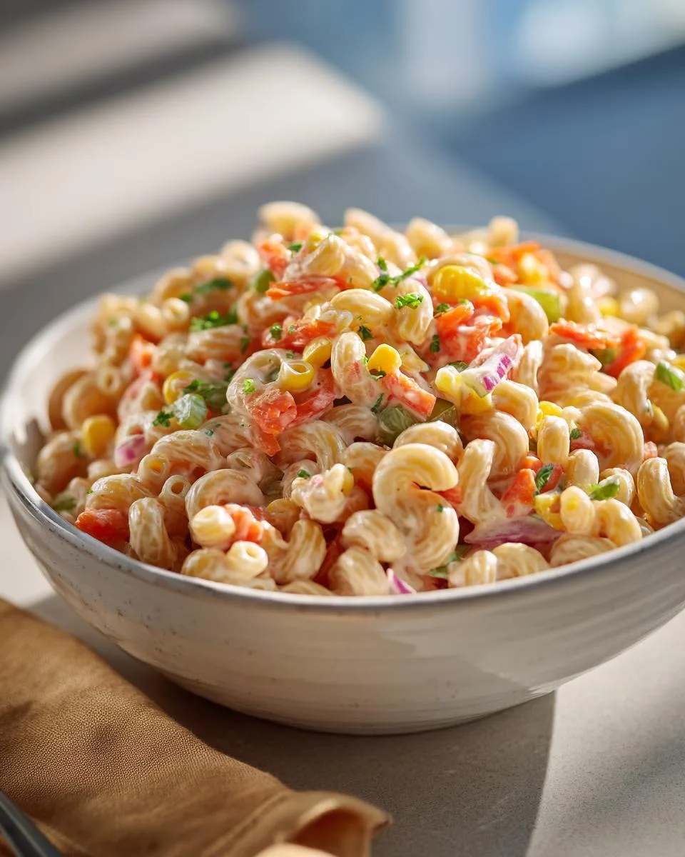 Dominican Macaroni Pasta Salad Recipe - detail 3
