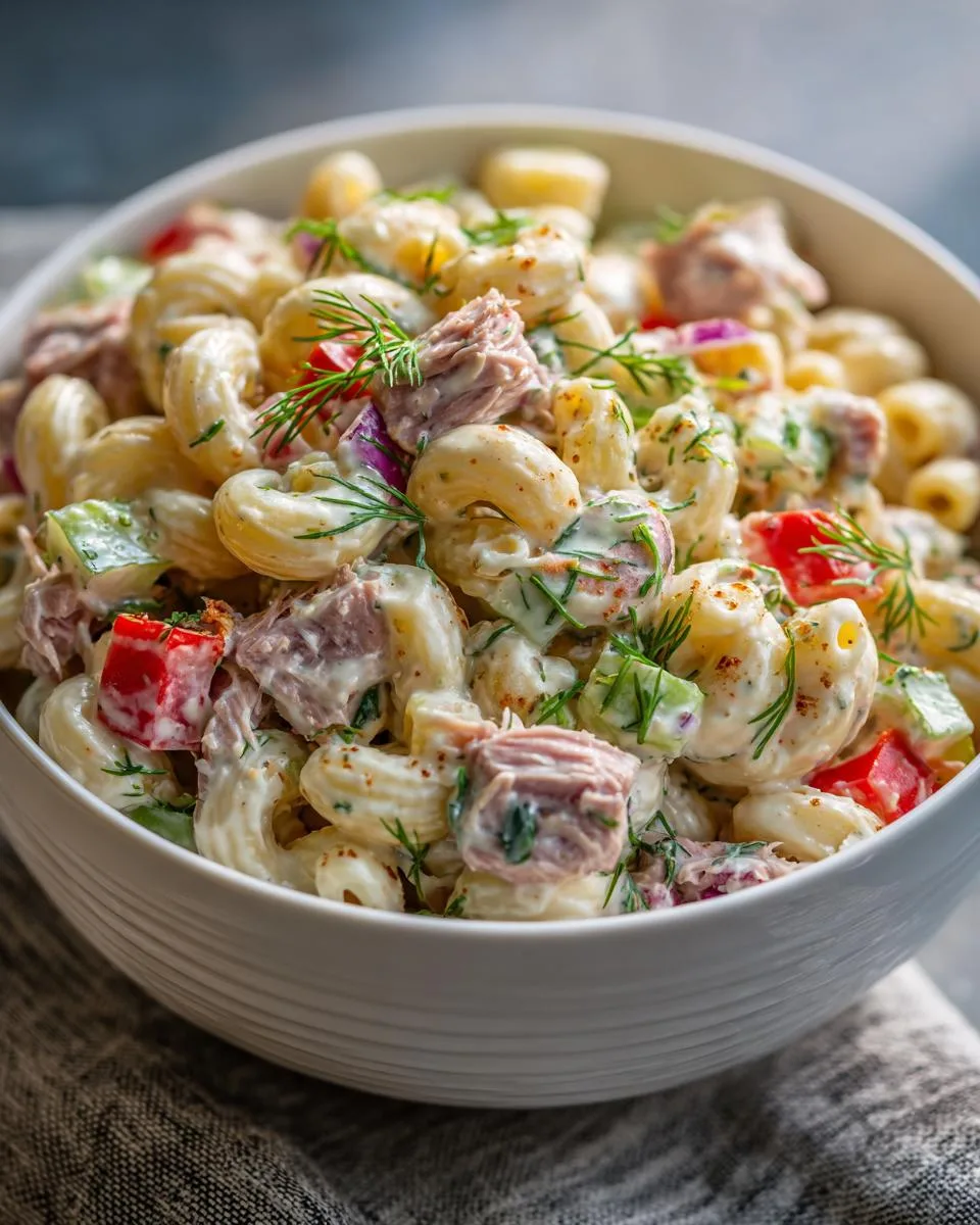 Easy Tuna Macaroni Salad Recipe - detail 2