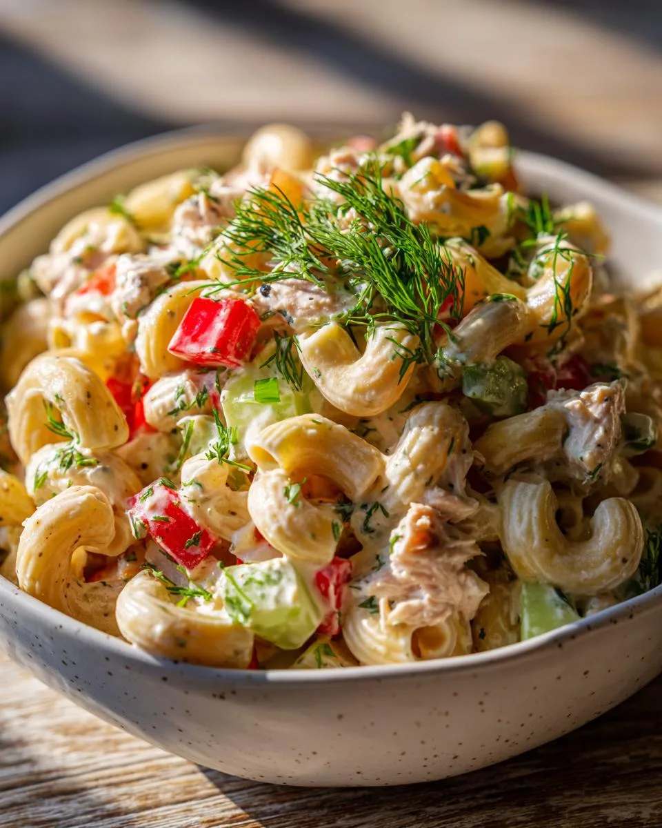Easy Tuna Macaroni Salad Recipe - detail 3