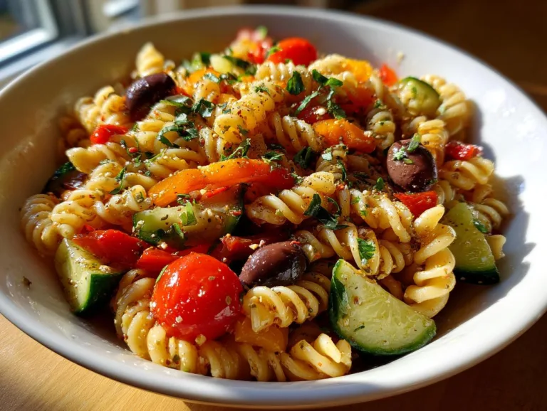 Fiber Rich Pasta Salad Recipe