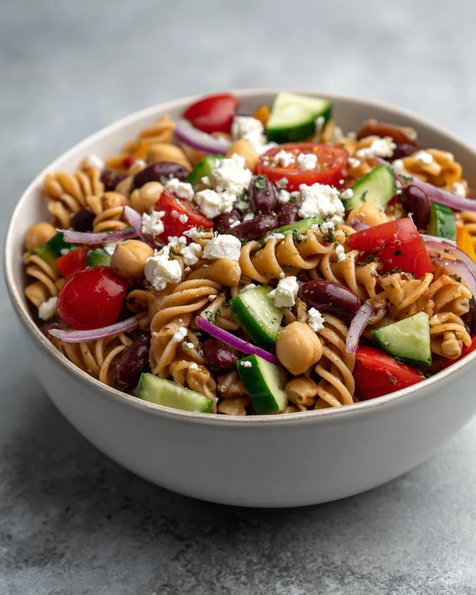 Fresh Bean Veggie Pasta Salad - detail 3