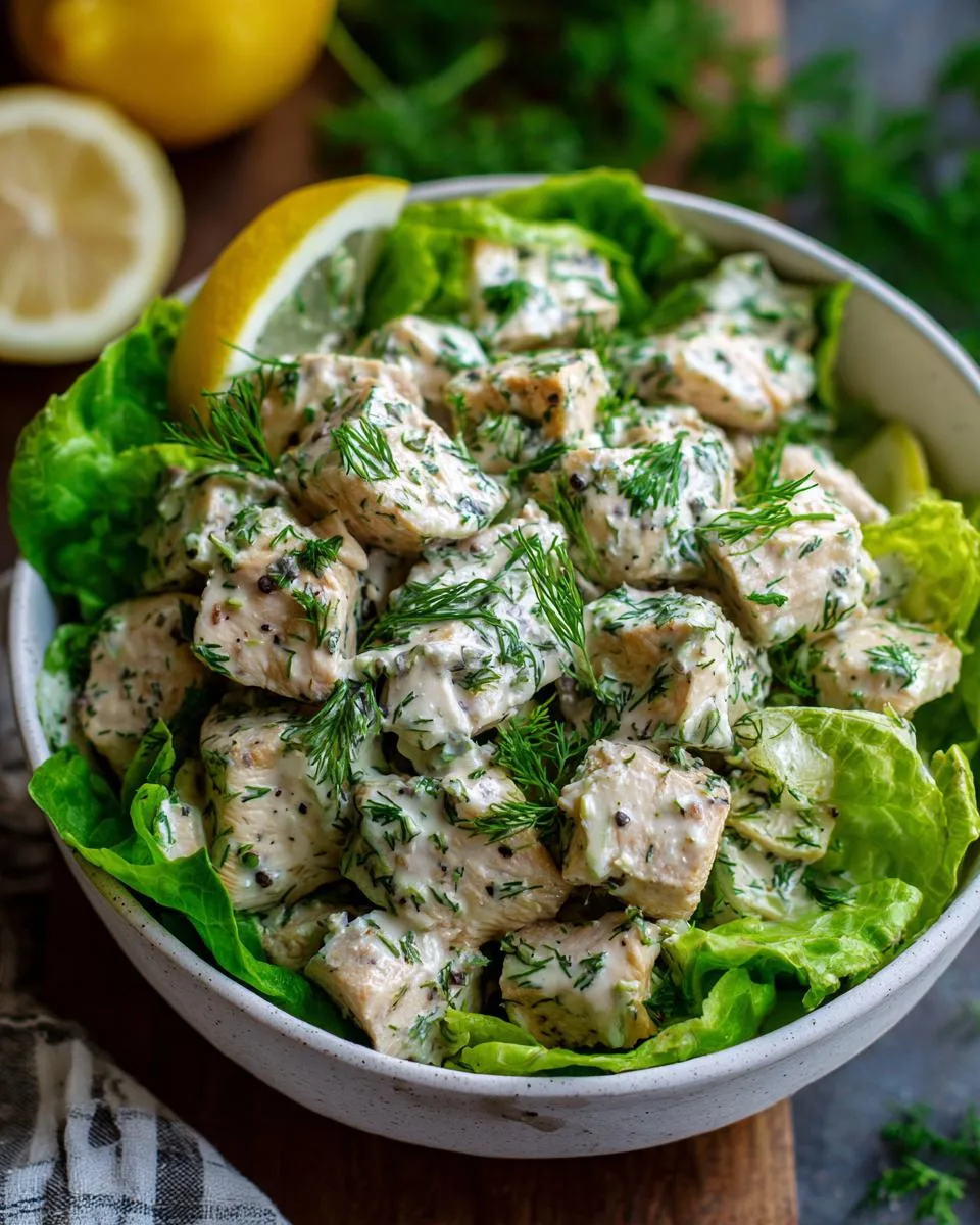 Fresh Herb Chicken Salad Bowl - detail 3