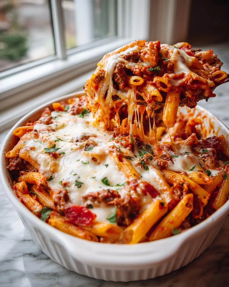 High Protein Pasta Bake Recipe - detail 1