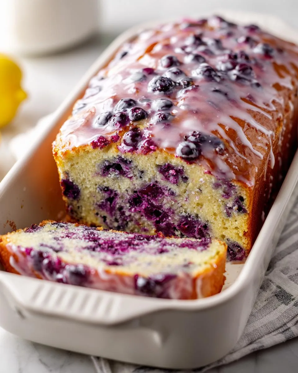 Huckleberry Lemon Breakfast Loaf - detail 1