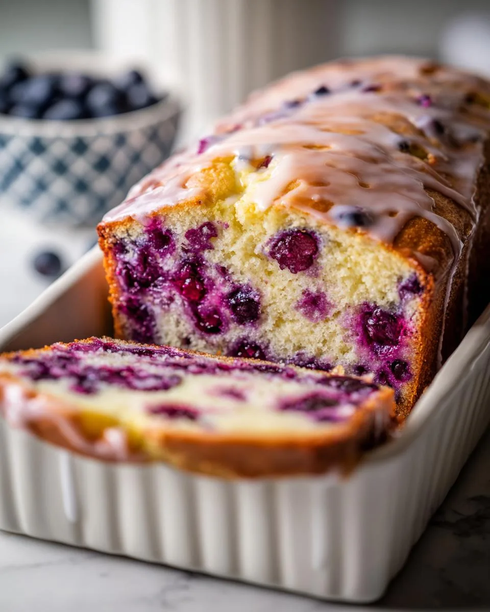 Huckleberry Lemon Breakfast Loaf - detail 3
