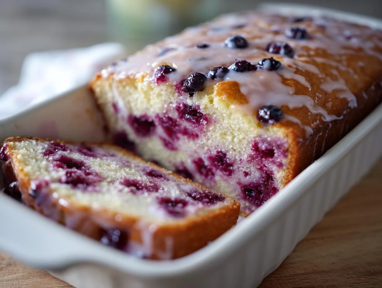 Heavenly Huckleberry Lemon Breakfast Loaf in 5 Easy Steps