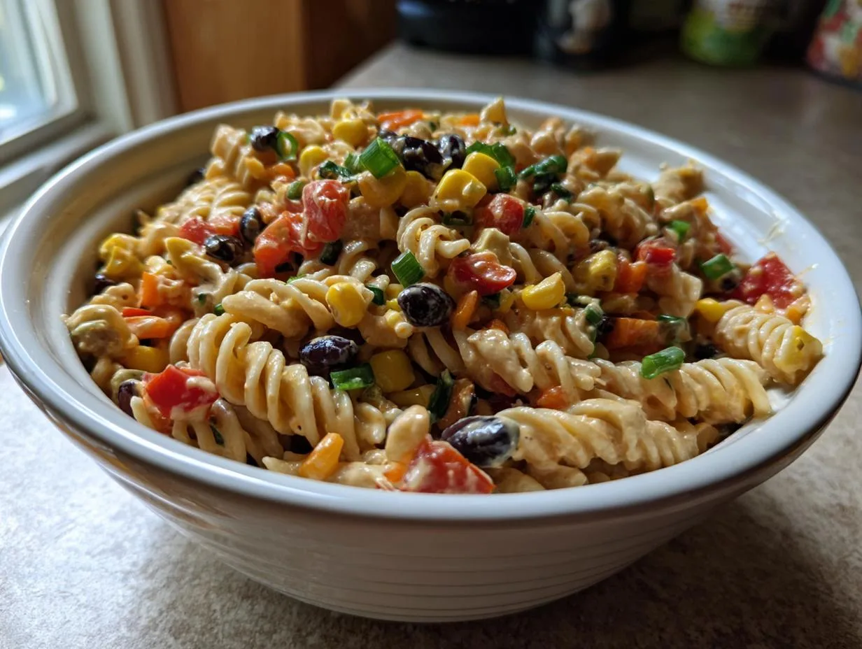 Mexican Fiesta Pasta Salad Recipe: 20-Min Flavor Explosion