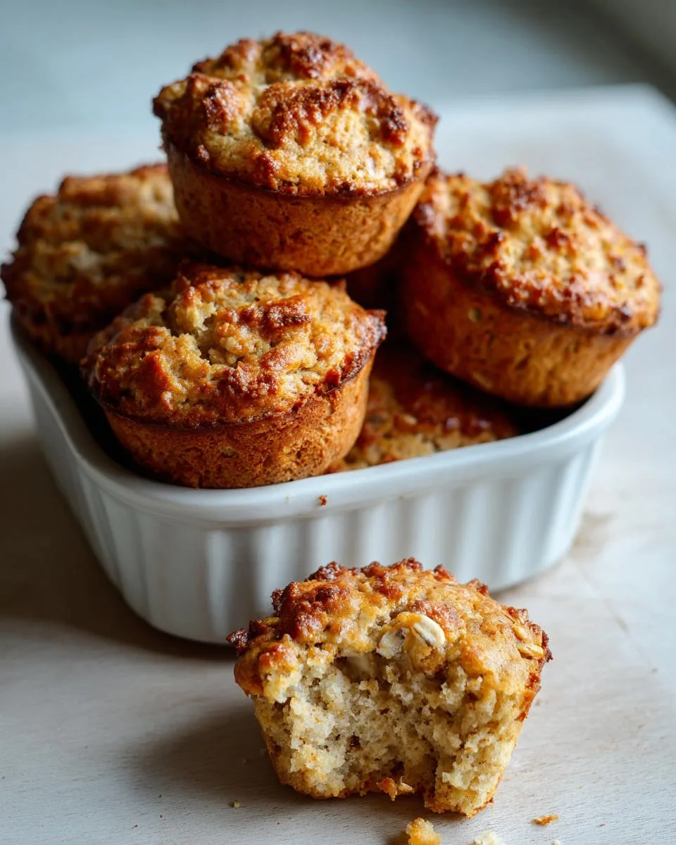 Mini Banana Oat Muffins - detail 2