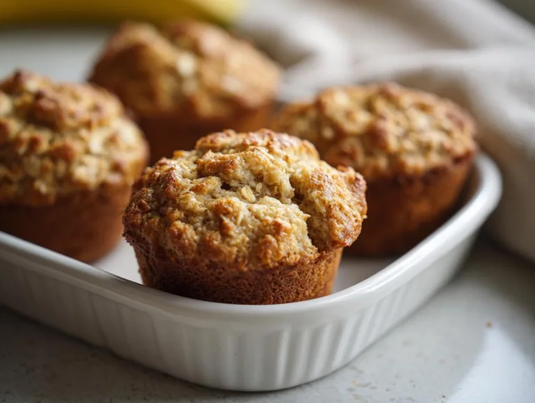 Mini Banana Oat Muffins