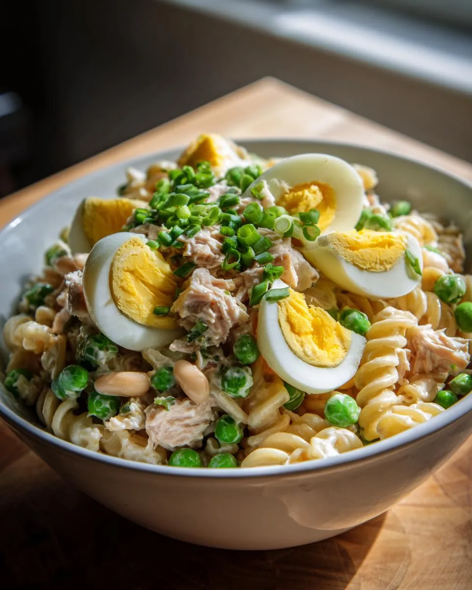 Protein Tuna Pasta Salad Recipe - detail 3