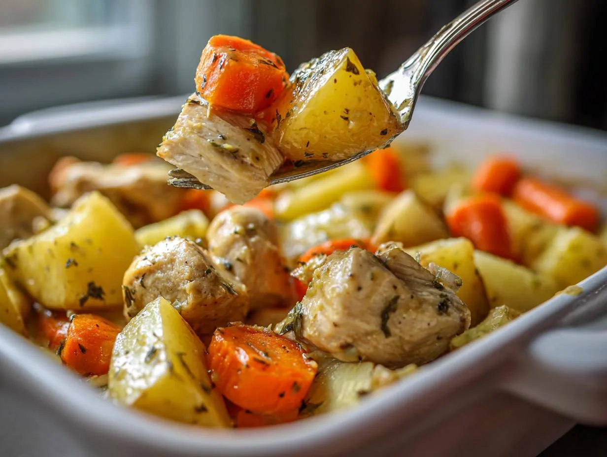 Irresistible Ranch Chicken Vegetables Crockpot Recipe