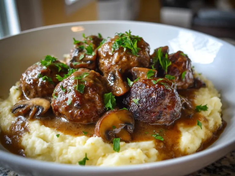 Salisbury Steak Meatballs Recipe