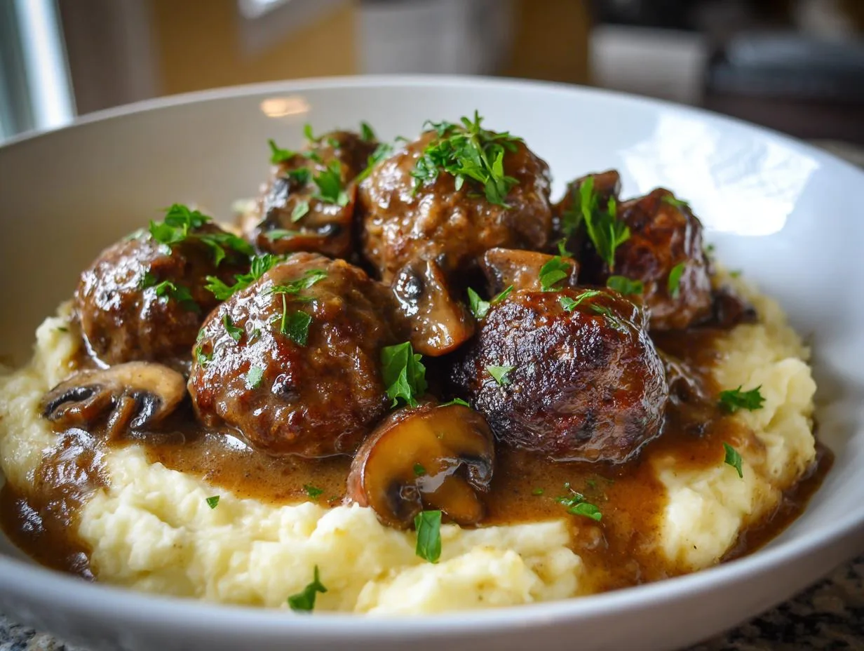 Irresistible 35-Minute Salisbury Steak Meatballs Recipe