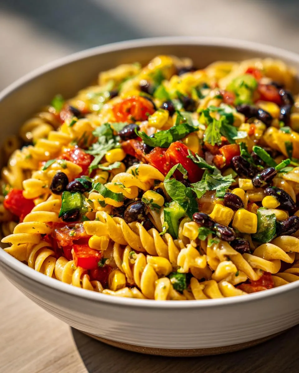 Southwestern Pasta Salad Side Dish - detail 1