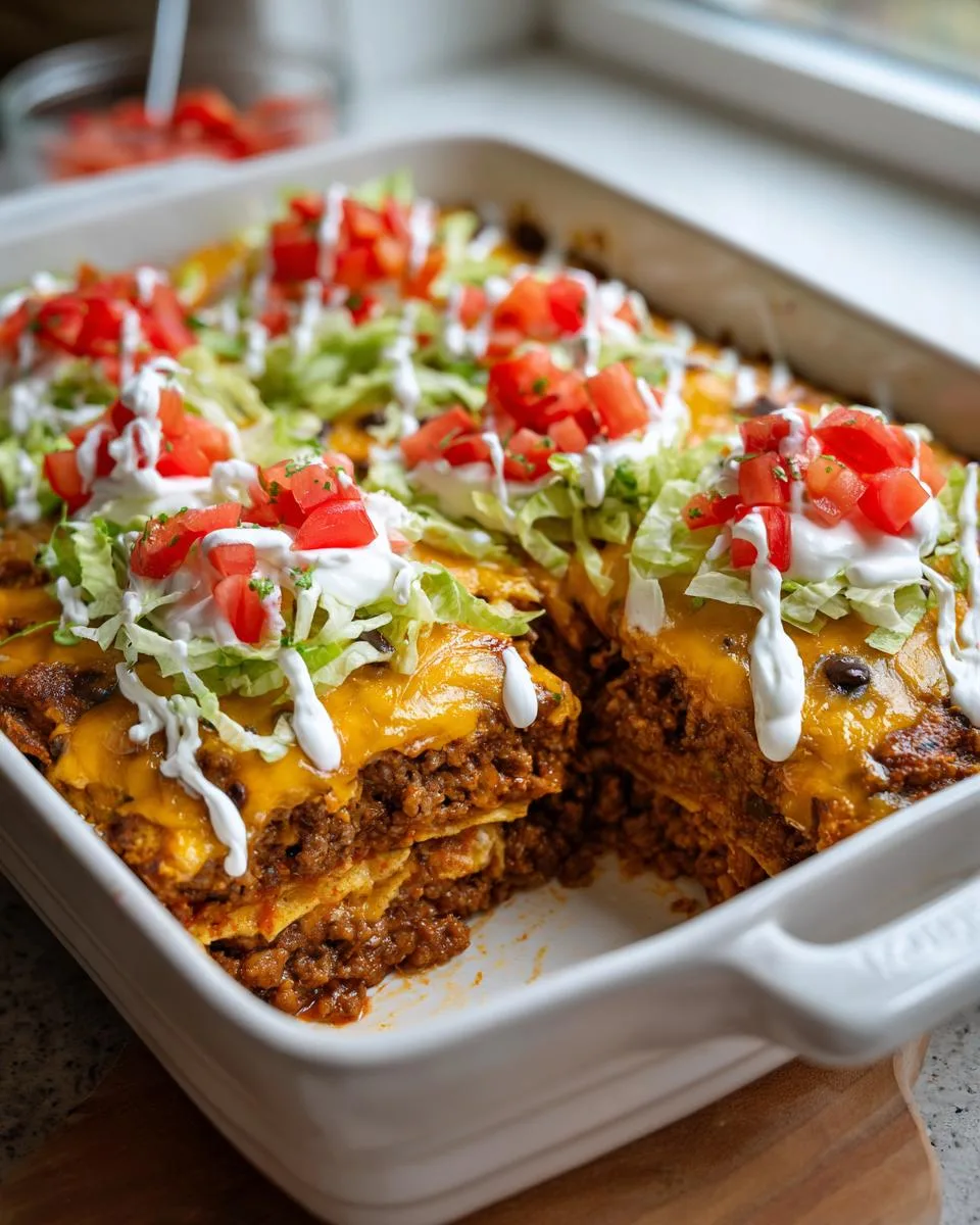 Taco Salad Casserole Recipe - detail 1