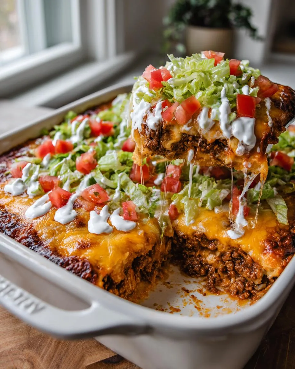 Taco Salad Casserole Recipe - detail 2