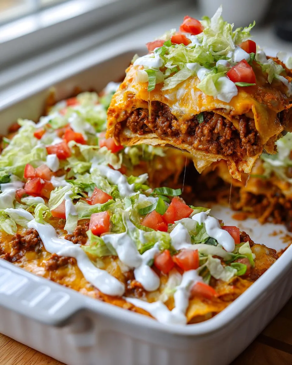Taco Salad Casserole Recipe - detail 3