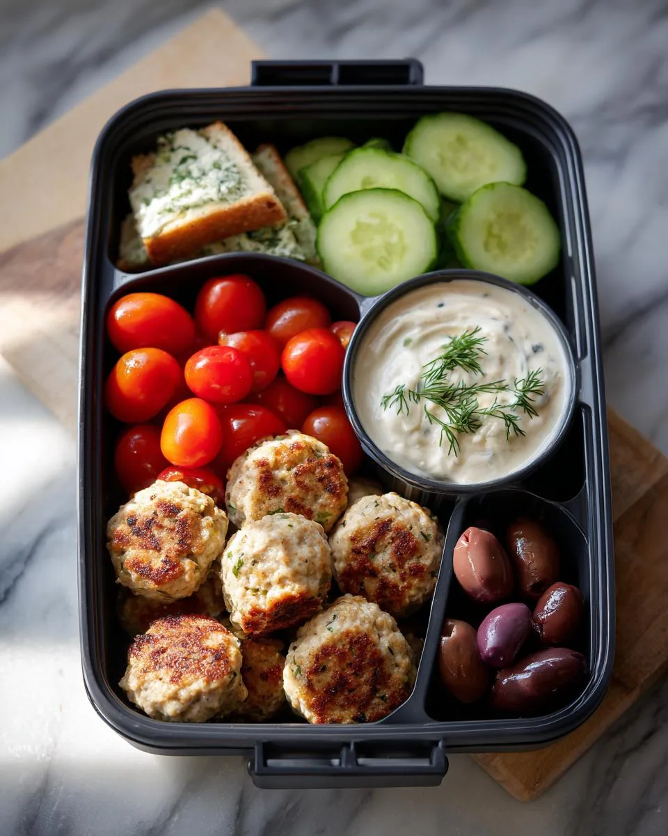 Turkey Meatball Bento Lunch - detail 3