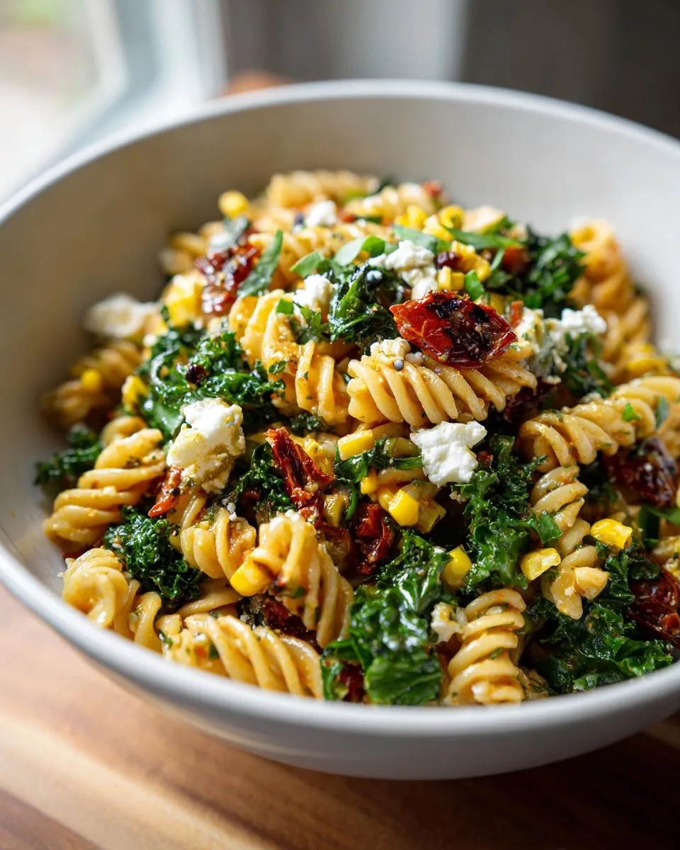 Vegetarian Protein Pasta Salad Bowl - detail 1