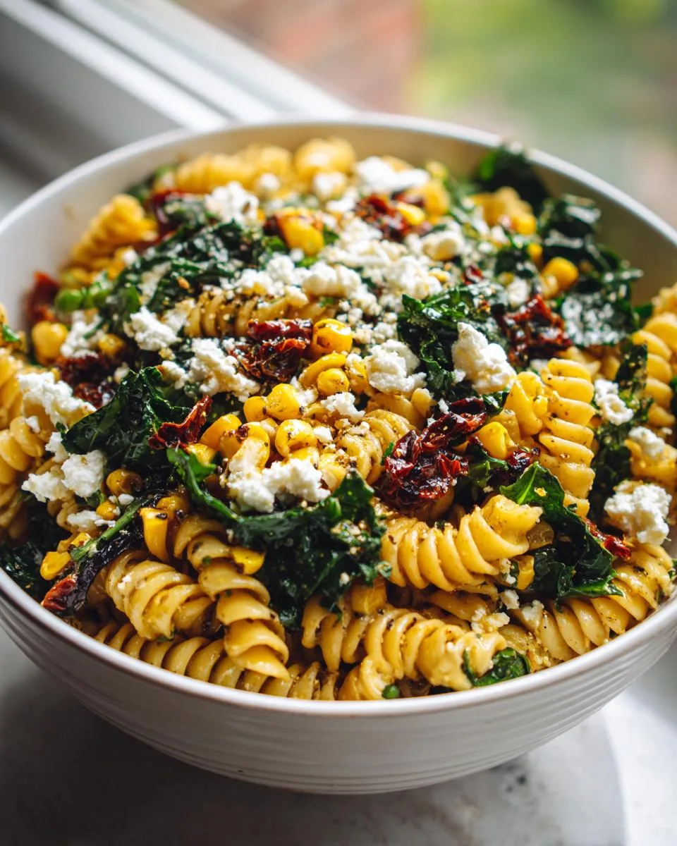 Vegetarian Protein Pasta Salad Bowl - detail 2