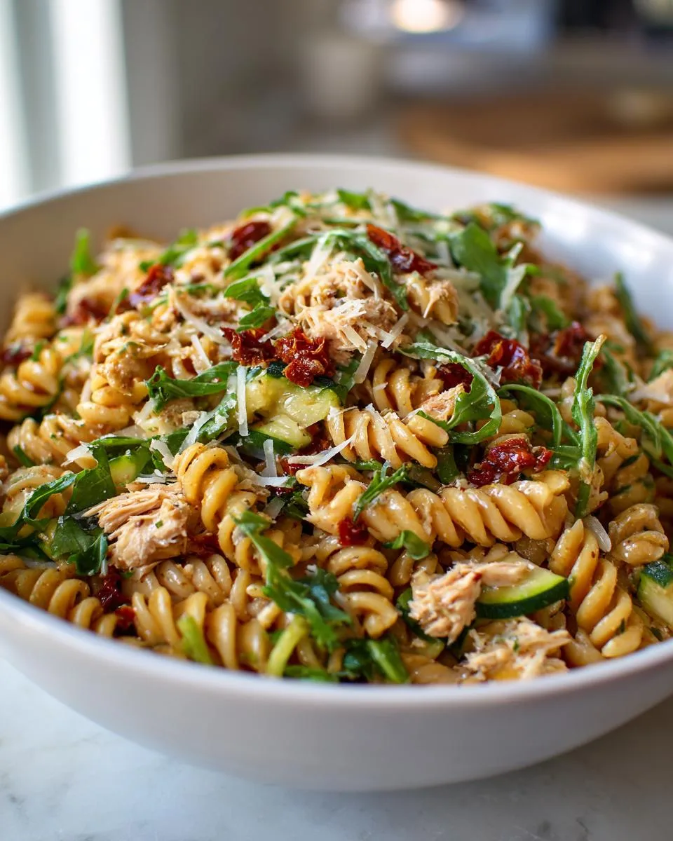 Veggie Tuna Pasta Salad Recipe - detail 3