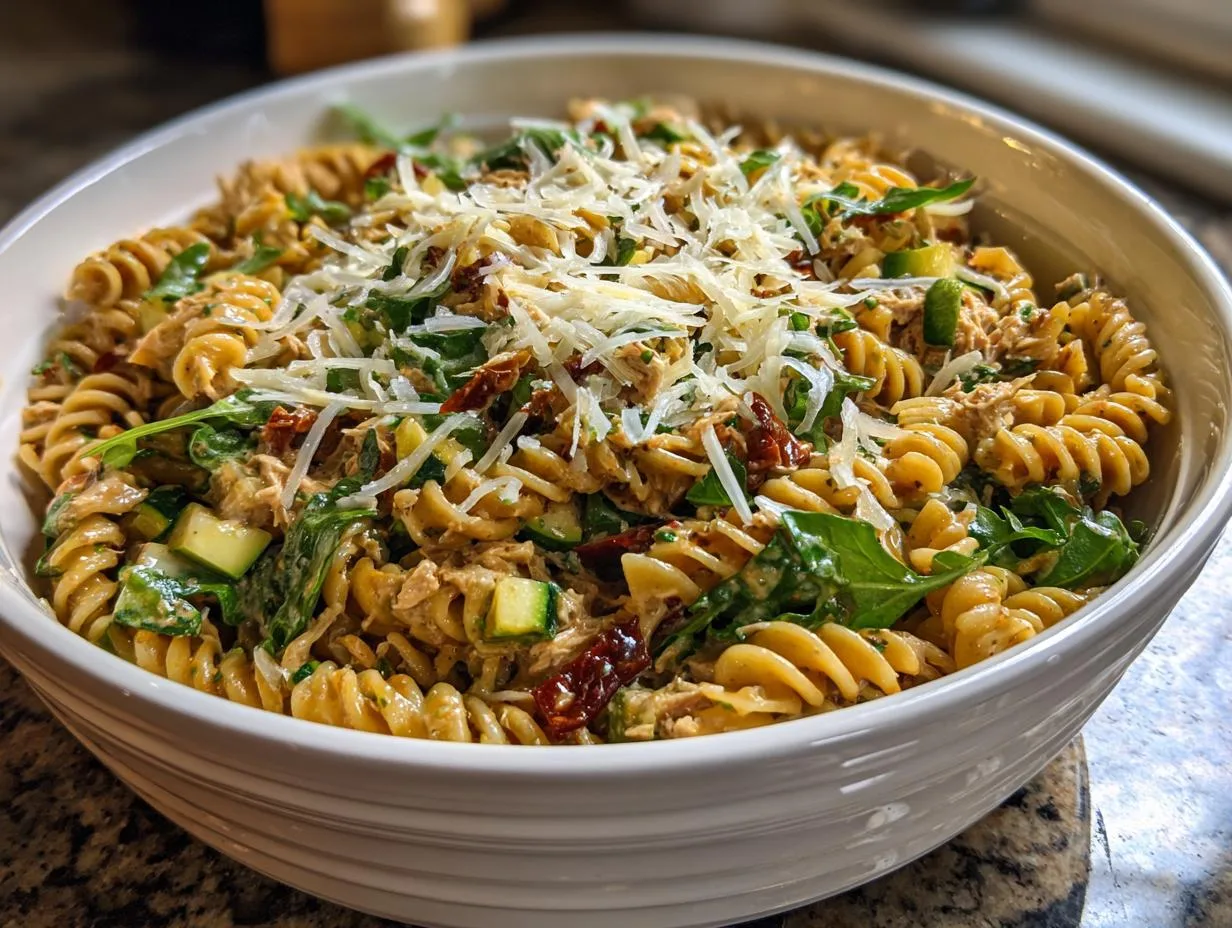 Craft the Perfect 20-Minute Veggie Tuna Pasta Salad Recipe