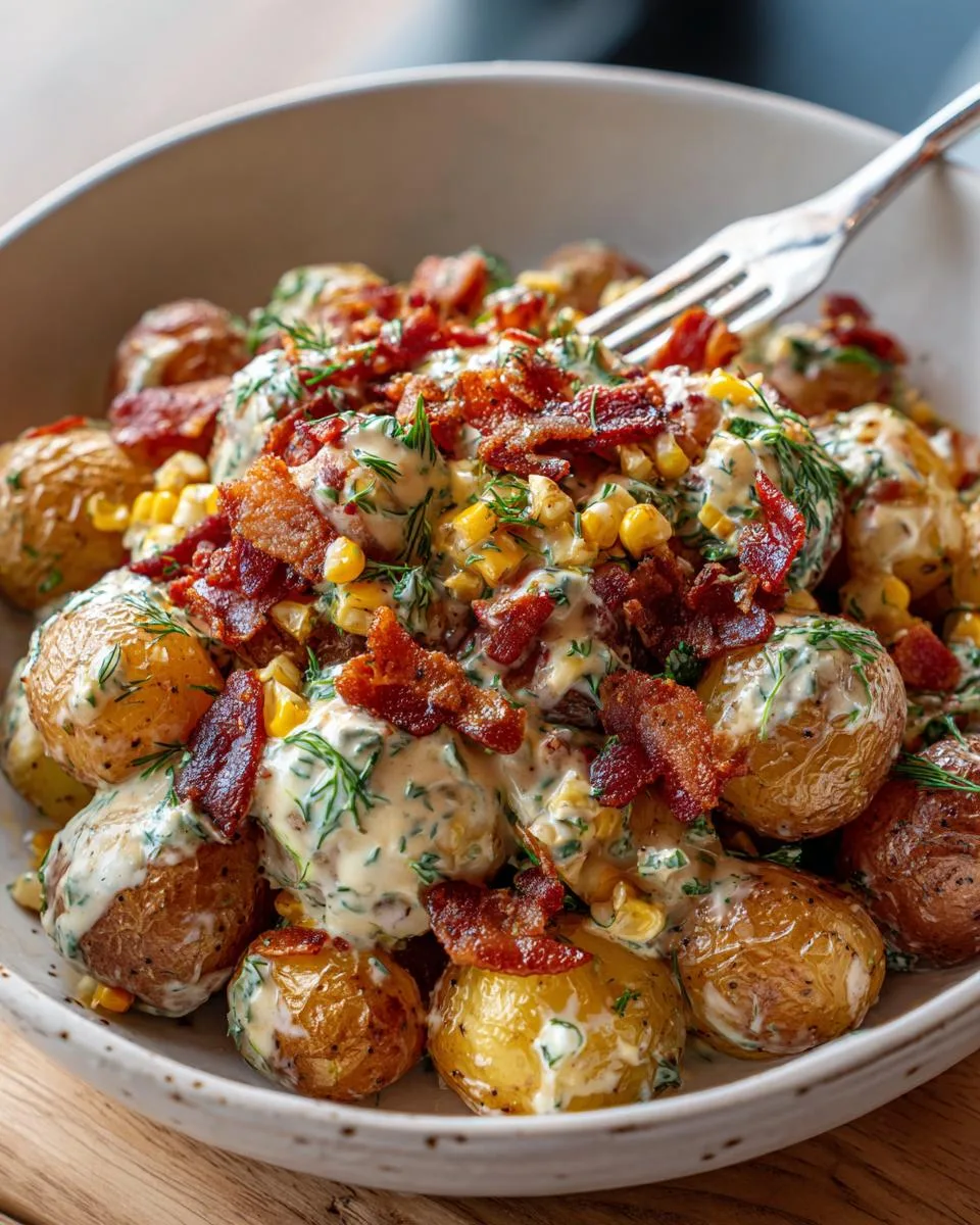 Warm Potato Salad Earls Restaurant - detail 3